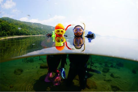 【体験ダイビング】水質5年連続日本一！北海道・支笏湖で体験ダイビング！
