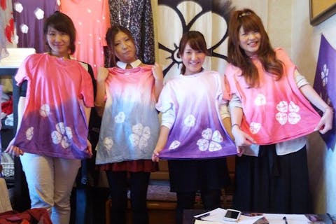 【京都市・下京区】1200年の伝統の技。Tシャツを染める京鹿の子絞染体験