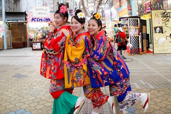 沖縄・那覇・琉装体験】琉装体験＆お散歩＆（3時間・ちゅらさん
