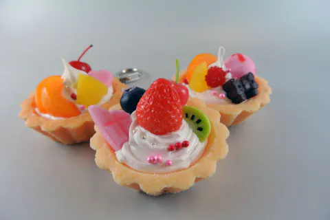 ミニクリップパフェパフェ タルト カップケーキ 東京 池袋 スイーツサンプル作り アソビュー限定 ストラップ特典付き アソビュー