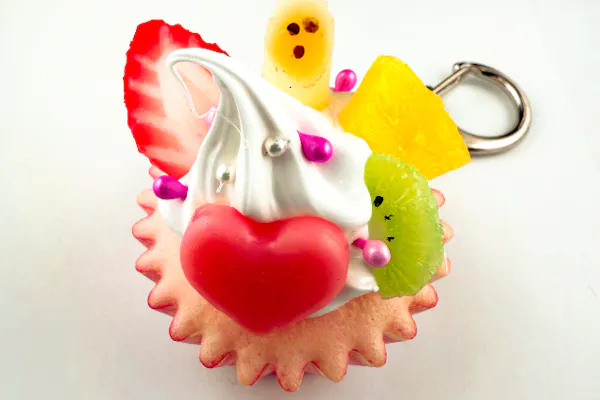 ミニクリップパフェパフェ・タルトチャーム・カップケーキチャーム