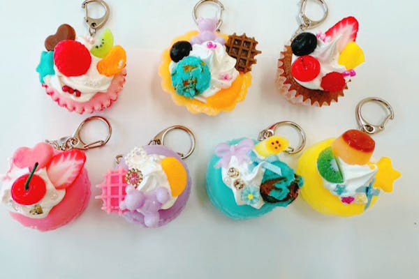 ミニクリップパフェパフェ・タルトチャーム・カップケーキチャーム