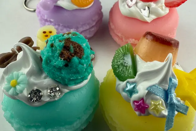 ミニクリップパフェパフェ・タルトチャーム・カップケーキチャーム