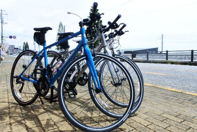 【三浦海岸・レンタルバイク】本格的な変速ギア付きのクロスバイク