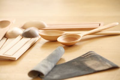 佐賀・木工体験（90分・木のスプーン・フォーク・お箸・お皿作り