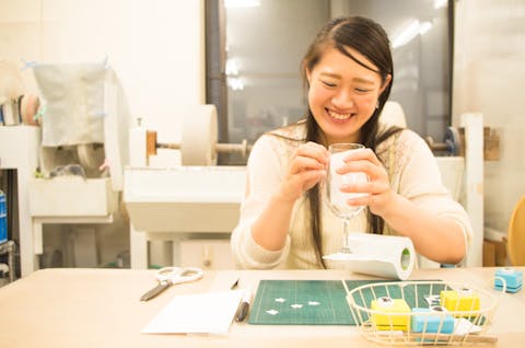 自由が丘駅徒歩5分！サンドブラストでオリジナルのガラス作品づくり（1時間）