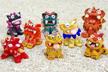 ☆期間限定 40%OFF・モニタープラン☆ 素焼きシーサー作り＋絵付け