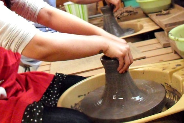 クマの陶芸教室