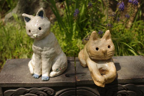 【新潟・阿賀野・手びねり】あなただけの可愛い作品をつくろう！猫の置物（1個）