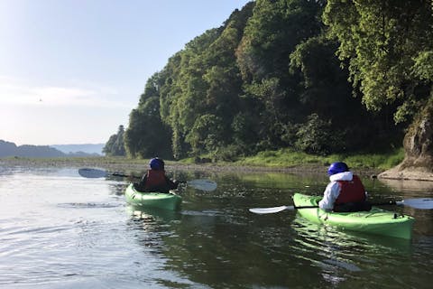 【茨城・那珂川・1日・カヌー】清流に揺られながら、のんびりパドリング。那珂川1日カヌープラン【初心者～・初期講習あり・昼食付】