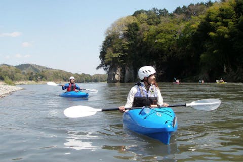【茨城・那珂川・1日・カヤック】中級者向けプラン！那珂川でカヌーツーリングを楽しもう！