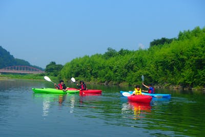 茨城・那珂川・半日・カヤック】中級者向け！朝靄の神秘的な那珂川で、早朝カヌーツーリング｜アソビュー！