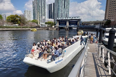 【乗合・目黒川お花見クルーズ】満開の桜を船上から楽しもう！