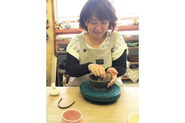 大阪・南堀江・陶芸】心斎橋駅・四ツ橋駅チカ♪手びねり60分(茶碗