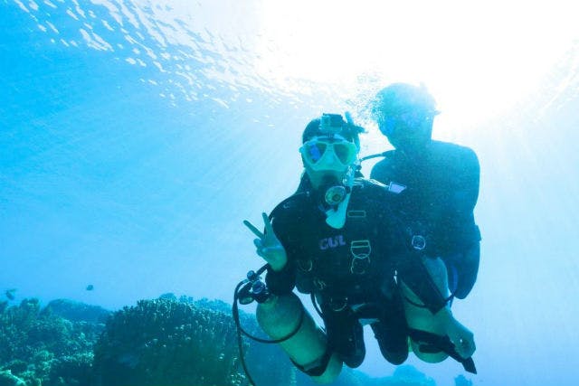 宮古島 半日 体験ダイビング 安心のマンツーマン制 体験ダイビング シュノーケリングプラン アソビュー