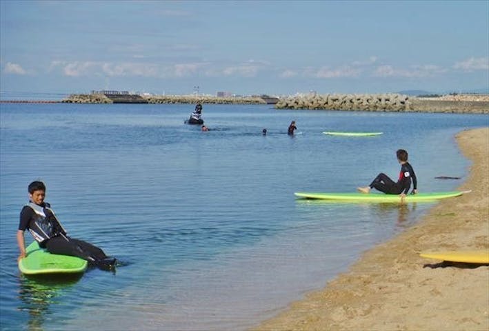 大阪 Sup お値段手頃な30分sup体験 大阪 ときめきビーチ で水上散歩 アソビュー