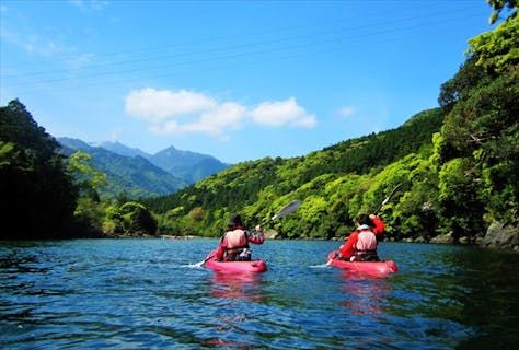 【屋久島・カヤック】屋久島で川遊びを満喫！リバーカヤックプラン（動画撮影付き）