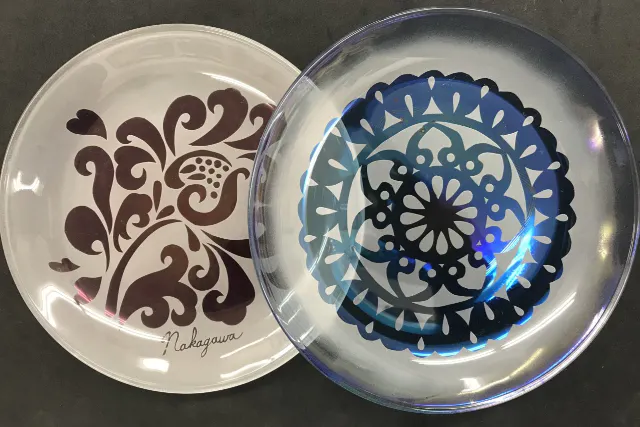 浅草橋1分・ガラス工芸】好きな絵柄のお皿が作れるよ！料理皿や記念