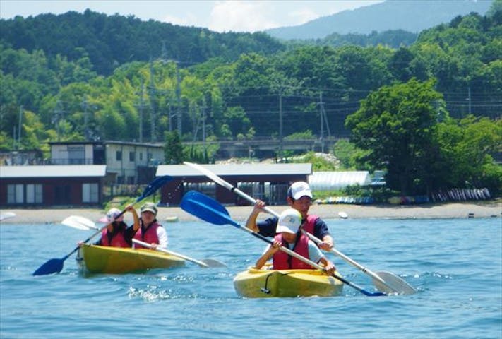 滋賀 琵琶湖 カヤック 日本最大の湖を自由に冒険しよう 琵琶湖カヤック体験 アソビュー