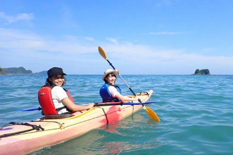 【高知・シーカヤック・半日】のんびり派におすすめ！穏やかな海でまったり安和プラン