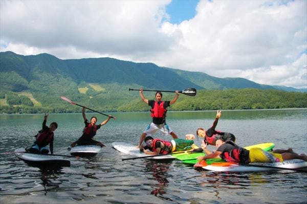 APC(Lake Aoki Paddle Club) へようこそ！青木湖でSUPを楽しみましょう！