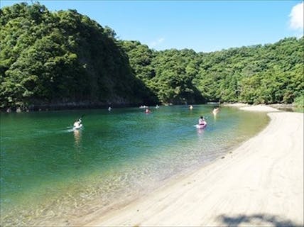 【鹿児島・屋久島・リバーカヤック】美しい夕日に染まる安房川で癒しのリバーカヤック体験