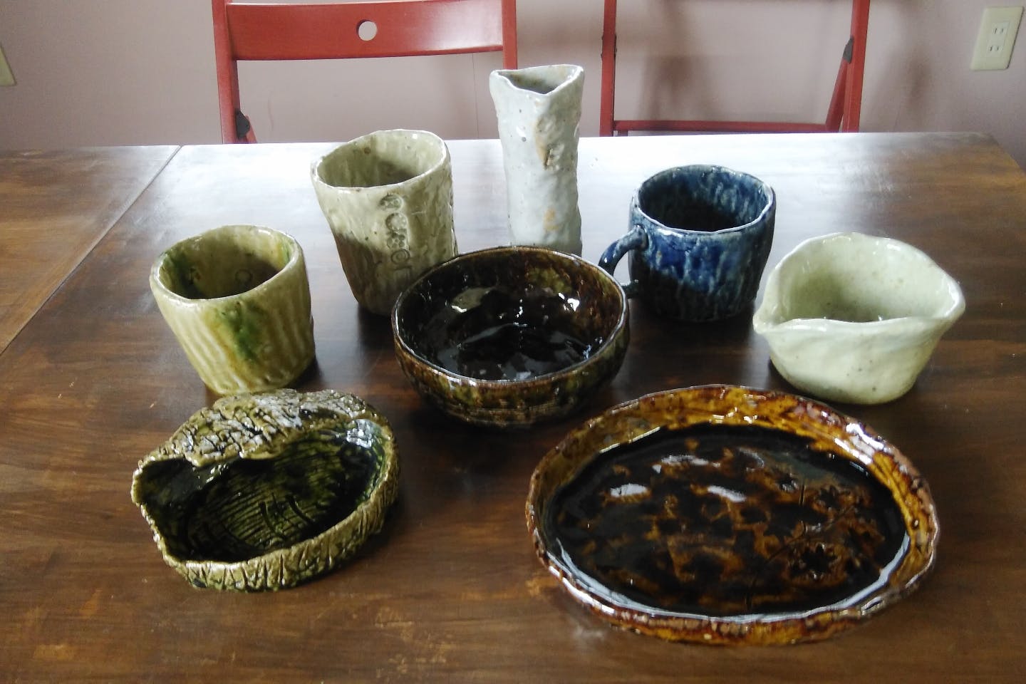 群馬・伊香保温泉近く・緑に囲まれた教室で陶芸体験（手びねり・1時間）