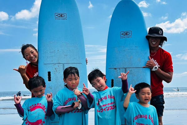 Fantasy （ファンタジーアイランド）サーフボード ファンボード 茨城・サーフィン体験】少人数制！大洗サンビーチでサーフィン体験