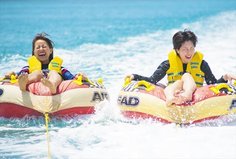 【沖縄北谷・マリンスポーツ3種】組み合せは自由！4種から選んで遊べる欲張りプラン