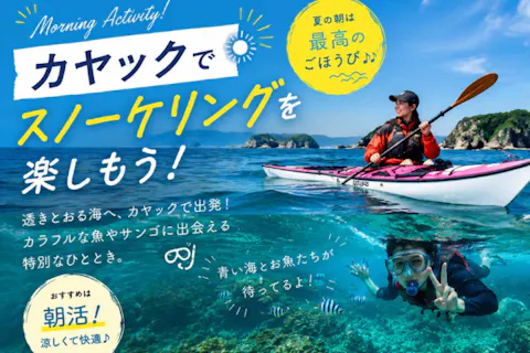 神奈川・葉山・シーカヤック】一色海岸をクルージング！シットオン 
