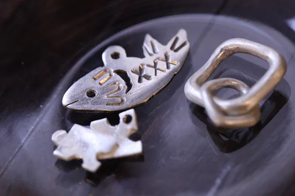 銀座・シルバーアクセサリー】銀粘土で作るシルバーリング＆ペンダント