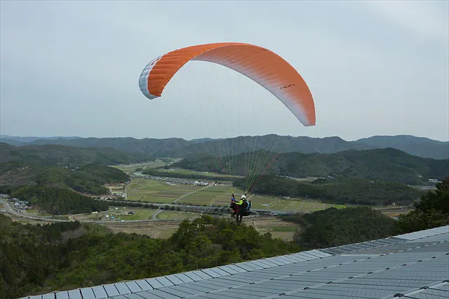 京都・パラグライダー体験＆タンデム200メートル】よくばりに  
