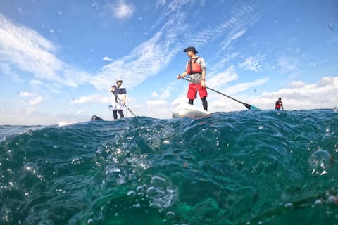 【神奈川・三浦・SUP】都内から1時間！プライベートビーチで練習もできるSUPツアー（写真付き）