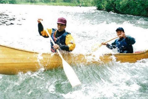 【北海道・天塩川・カヌー】北海道遺産にも選定された天塩川をカナディアンカヌーで大満喫！（ロングコース・約3時間半）
