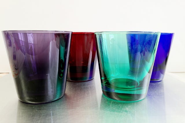 神奈川・横浜・サンドブラスト体験】ひとくちビールグラス・ロック