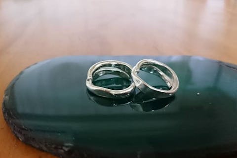 【兵庫・神戸・シルバーリング】地球環境と手肌に優しいアートクレイシルバーで純銀製のリング作り