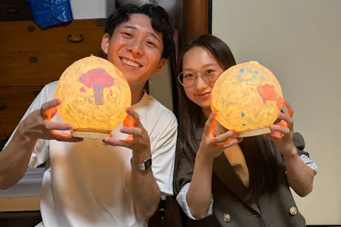 京都・二条・和紙あかり手作り体験・スタンダードコース
