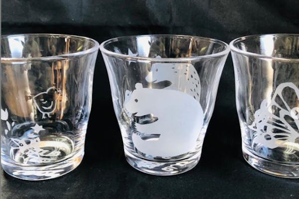 サンドブラスト　グラス 三重県津市・サンドブラスト】簡単で美しい！サンドブラストではじめる