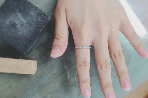 【兵庫・生野銀山・シルバーアクセサリー手作り】デザインはあなたの自由！シルバーリング制作