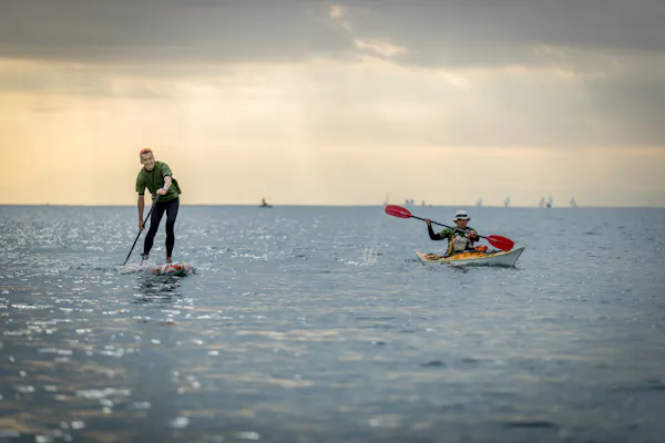 神奈川・逗子・SUP】最高の夕陽を海の上から堪能しよう！SUPサンセット