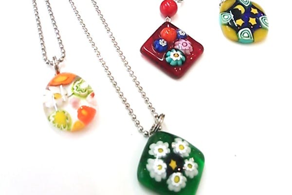 島根・手作り】誰でも簡単に！フュージング（焼きガラス）アクセサリー