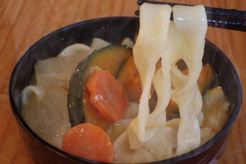 【山梨・河口湖／子どもOK】ほうとう作り体験。歴史とレシピを知って、頭と舌で味わおう！