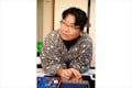 講師の菅野惠然は、製薬会社から書家に転身した異色の経歴の持ち主です。