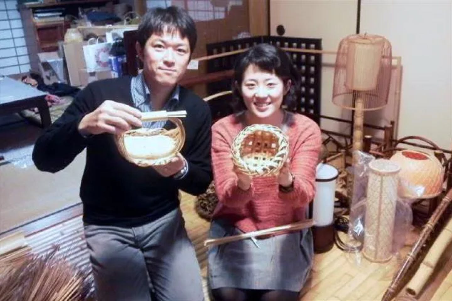 【京都・竹カゴづくり】熟練の職人から教わる伝統の技！京都の老舗で竹カゴづくり体験