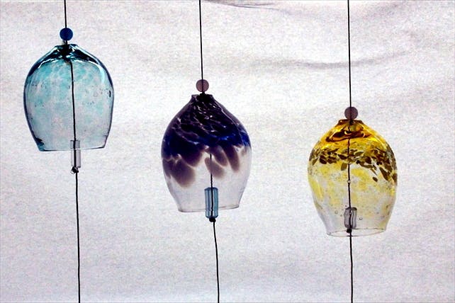 【北海道・ガラス工芸】北広島市でガラスの風鈴を作ろう！グラスも作れる充実プラン