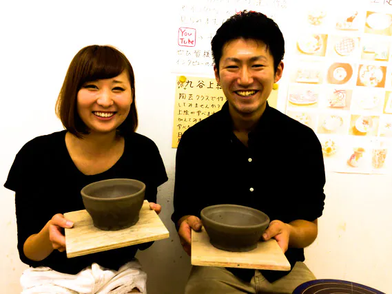 陶芸 手びねり体験 飯碗作り 湯呑み絵付け アソビュー