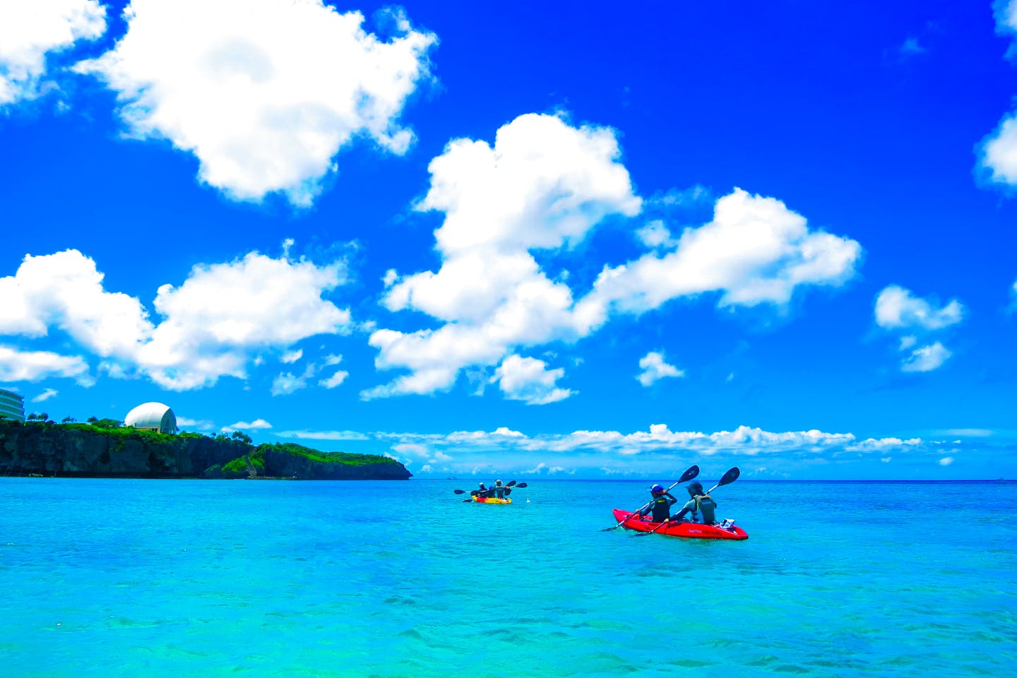 沖縄 西海岸 シーカヤック シュノーケリング 無人島 サンゴ礁でたっぷり遊ぼう 写真付き アソビュー