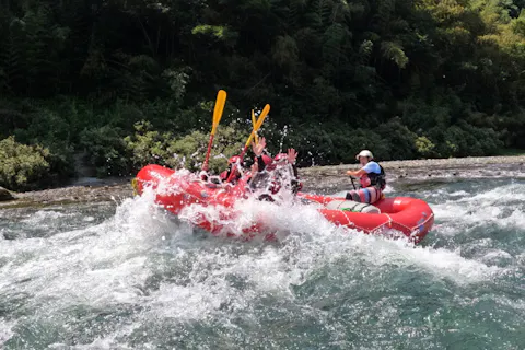 【吉野川ラフティング】波あり・飛び込みあり・はじめてOK。6km【大豊IC15分】