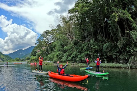 【当店人気No.2】【いろいろ選べる】【高知・吉野川】GoPro×おまかせの最強1日プラン！伸長115cm～参加OK！お子様と一緒に楽しめるのでファミリーにもオススメ！【大豊IC15分でアクセス良好