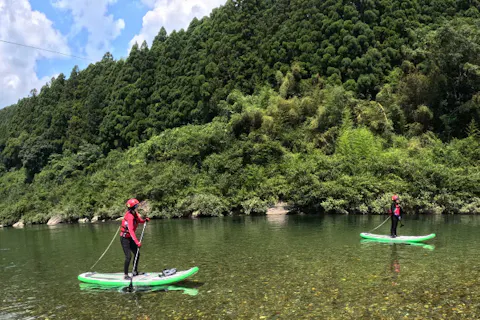 【吉野川SUP】初心者OK！川デビューSUPツーリング1.5km【大豊IC15分】